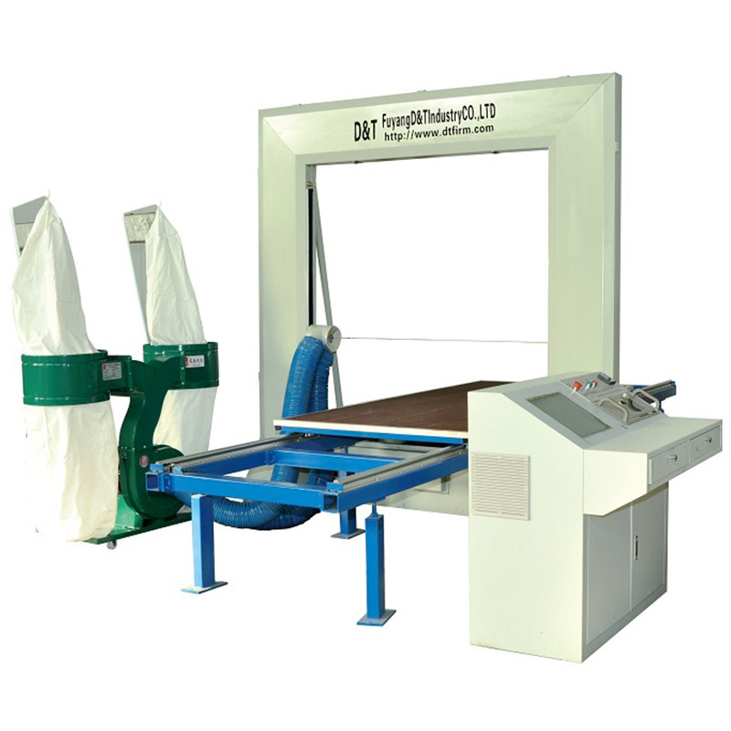 2D Shape Horizontal CNC Contour Cutting Machine For Polyurethane