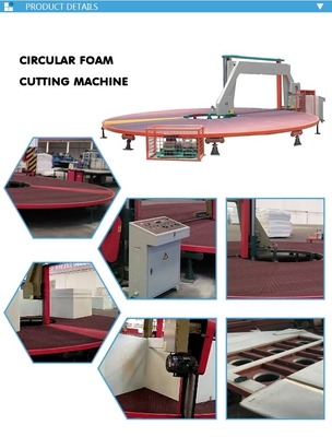 Horizontale Cirkel Digitale Controle dtyq-750 7.94kw van de Schuimsnijmachine