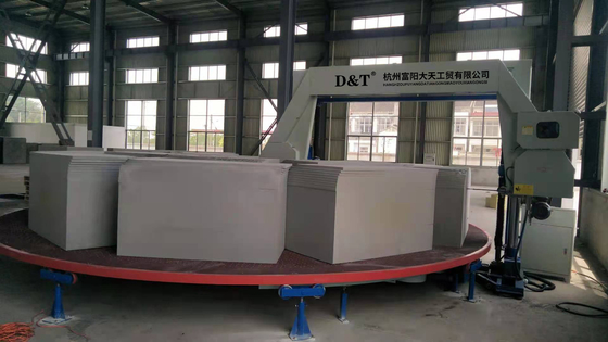 Snijmachine van de cirkel de Horizontale Spons voor het Flexibele Schuim van Pu Quadrate