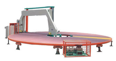 Snijmachine van de cirkel de Horizontale Spons voor Flixible Pu, Quadrate-Schuimsnijmachine