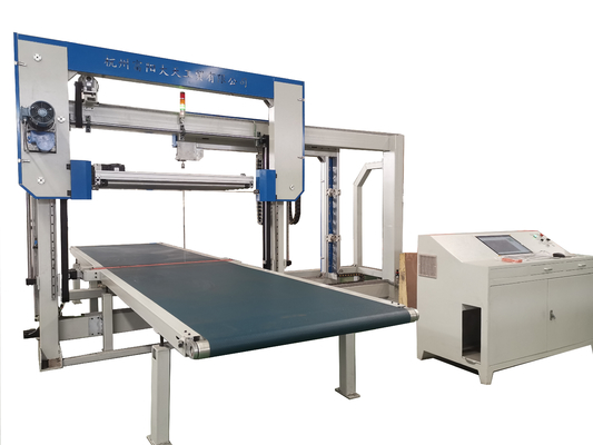 CNC Horizontaal het Schuimpu Oscillerend Blad Automatische 6kw van de Sponssnijmachine