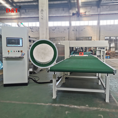 Hoogwaardige PU-schuim snijmachine met 5-wiel draadmes en intelligent besturingssysteem