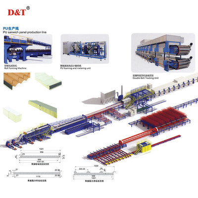 EPS-machine Geavanceerde productielijn voor sandwichpanelen voor panelen