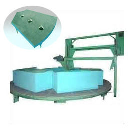 Snijmachine van de cirkel de Horizontale Spons voor Flixible Pu, Quadrate-Schuimsnijmachine