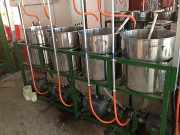 Sponsenproductielijn voor volledig automatisch sponsen maken en 4m x 3,2m x 3,2m Stirs Mix Rack 17,5m x 2,4m x 1,2m Droogtunnel 16,9m